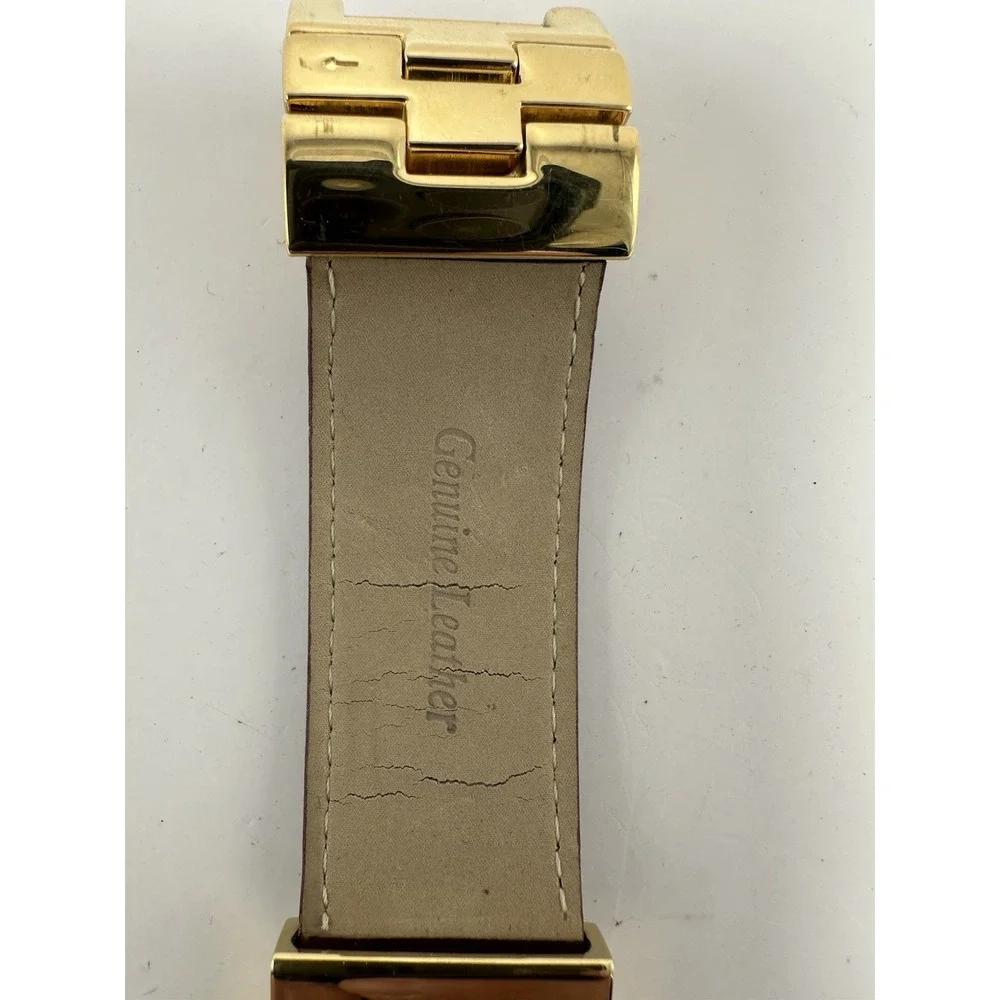 Ecclissi 80215 New Battery Gold Tone Ladies MOP‎ Watch 25MM 7